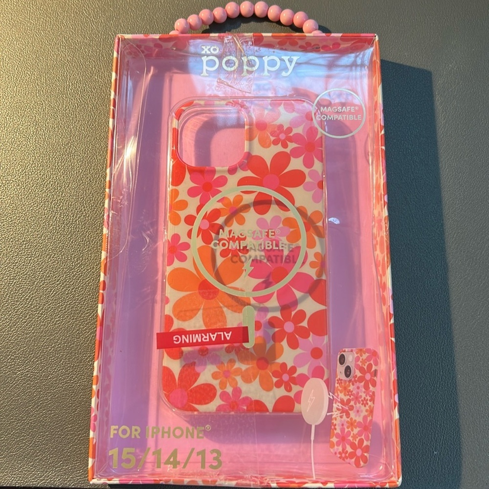 XO poppy iPhone Case New in Box